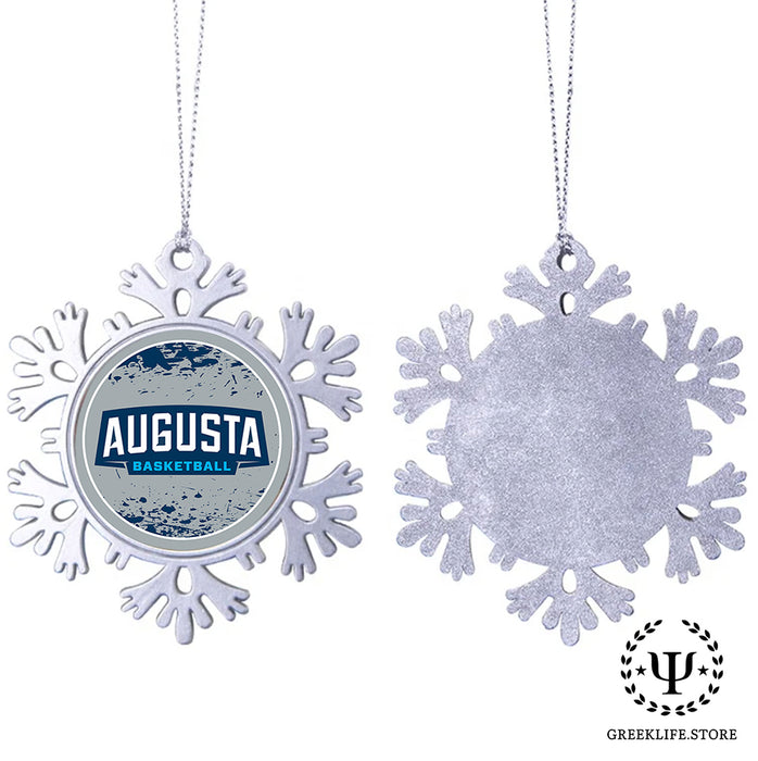 Augusta University Christmas Ornament - Snowflake Metal