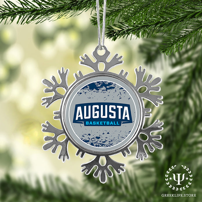 Augusta University Christmas Ornament - Snowflake Metal