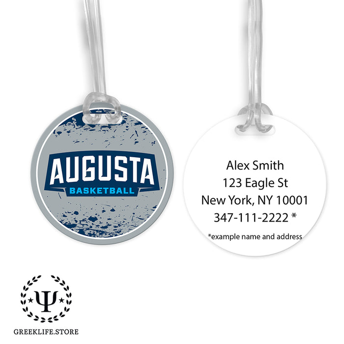 Augusta University Luggage Bag Tag (round)