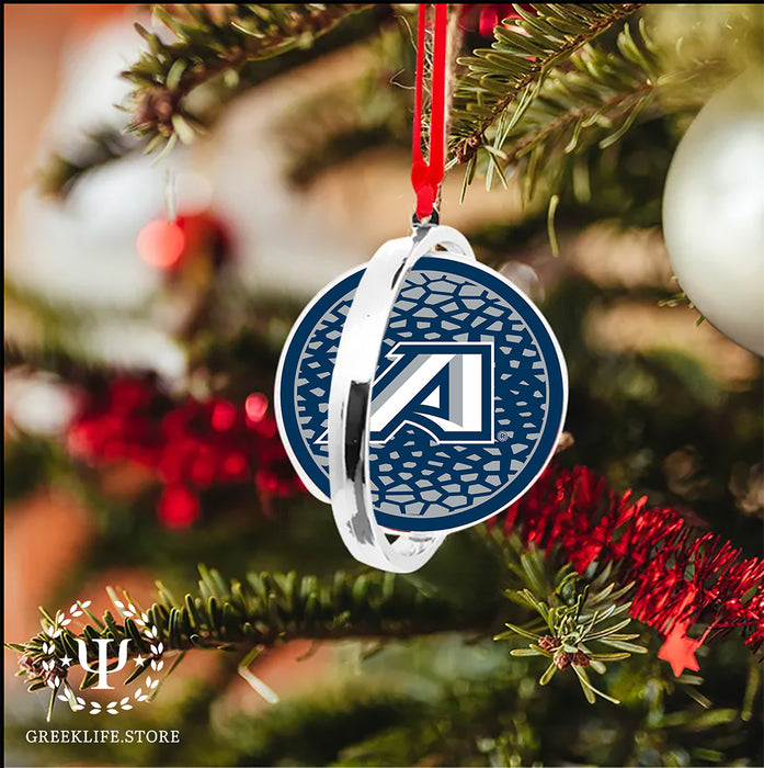Augusta University Christmas Reversible Flat Round Ornament