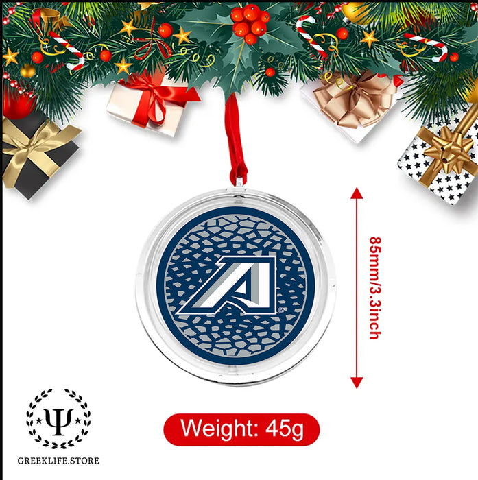 Augusta University Christmas Reversible Flat Round Ornament