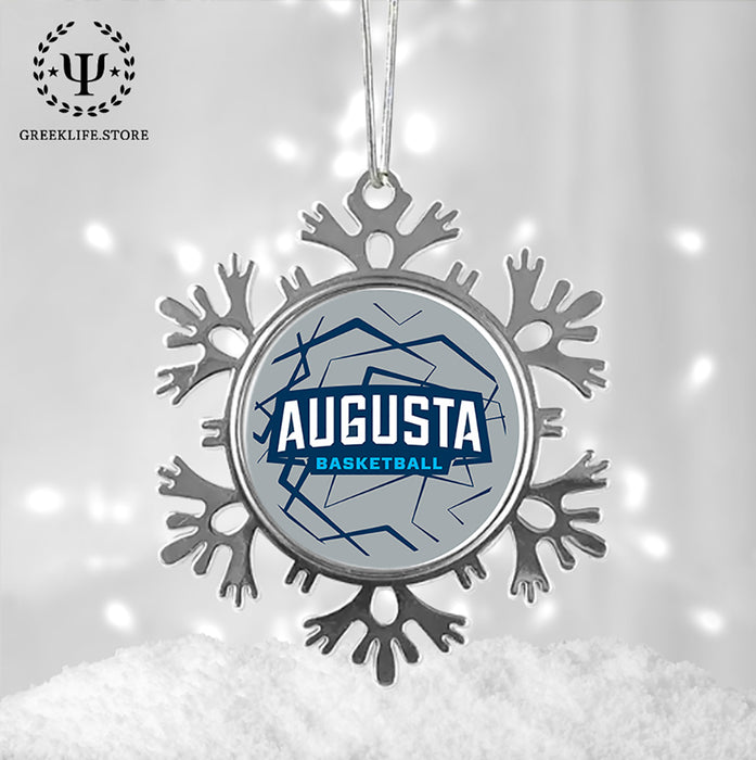 Augusta University Christmas Ornament - Snowflake Metal
