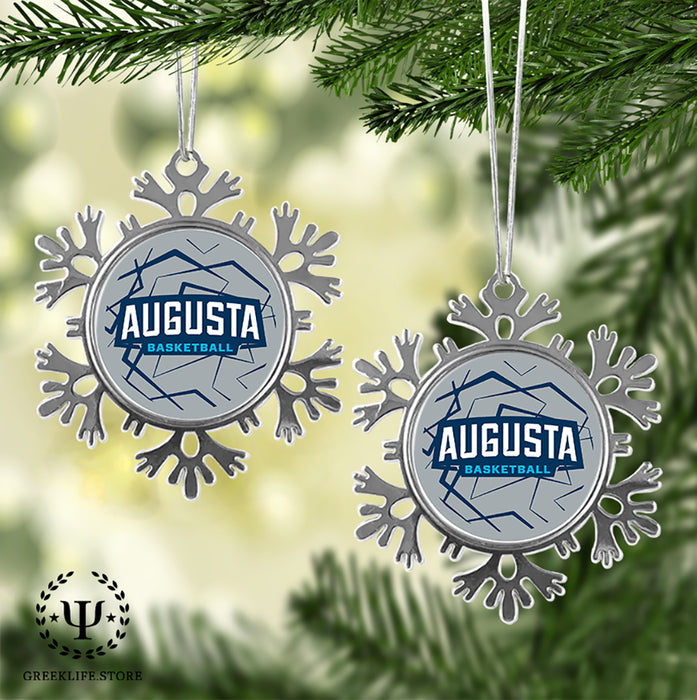 Augusta University Christmas Ornament - Snowflake Metal