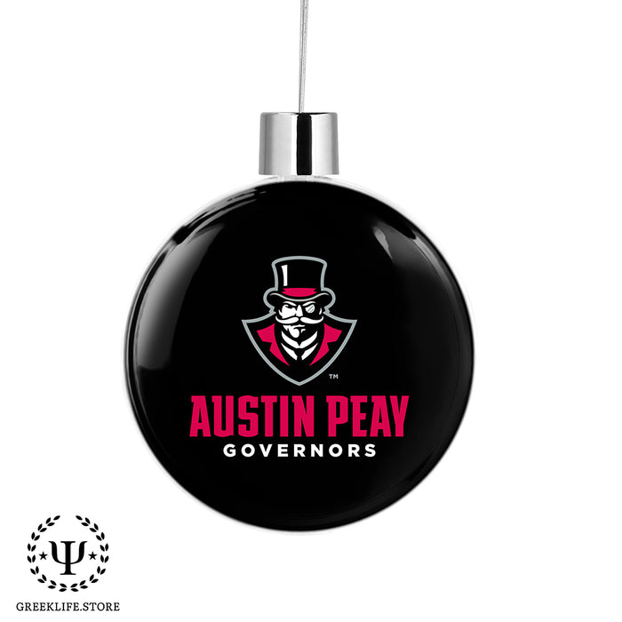 Austin Peay State University Christmas Ornament Flat Round