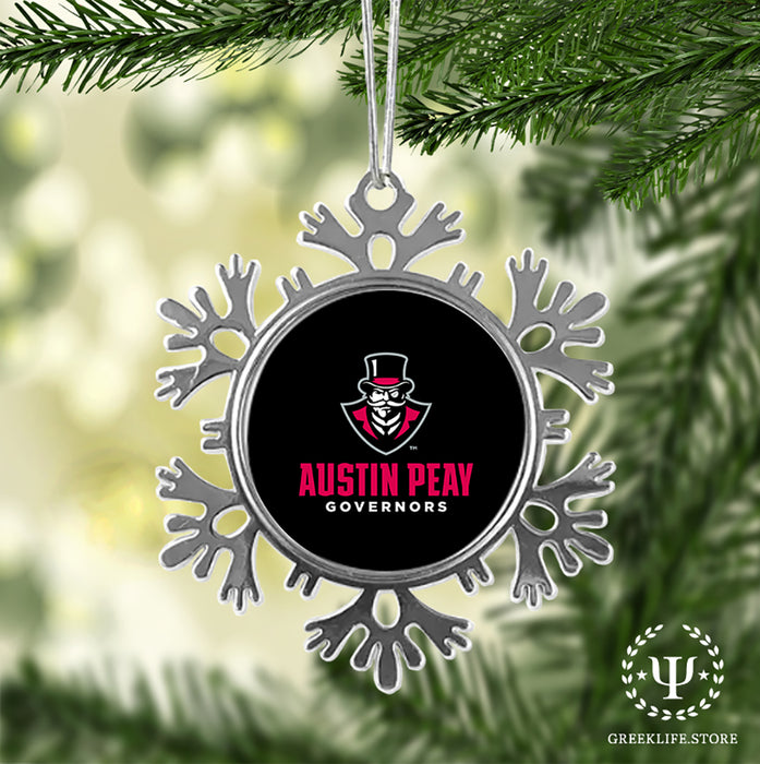 Austin Peay State University Christmas Ornament - Snowflake Metal