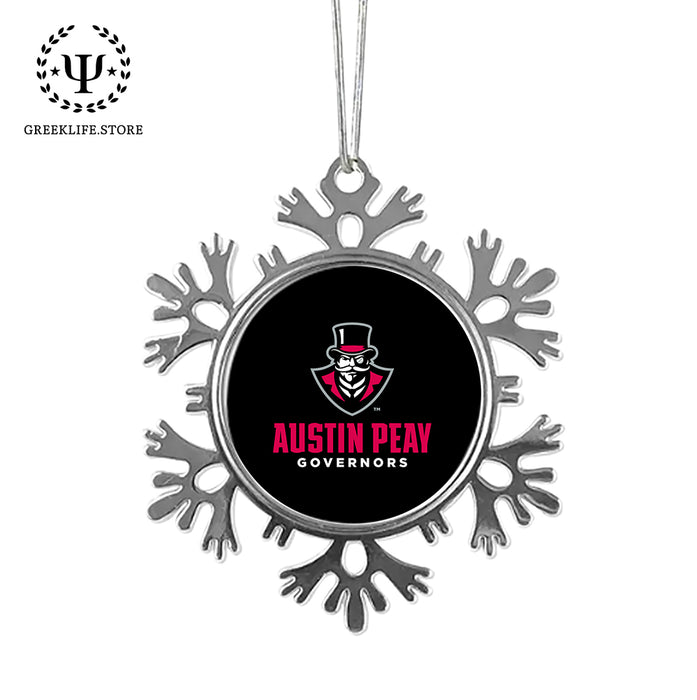 Austin Peay State University Christmas Ornament - Snowflake Metal