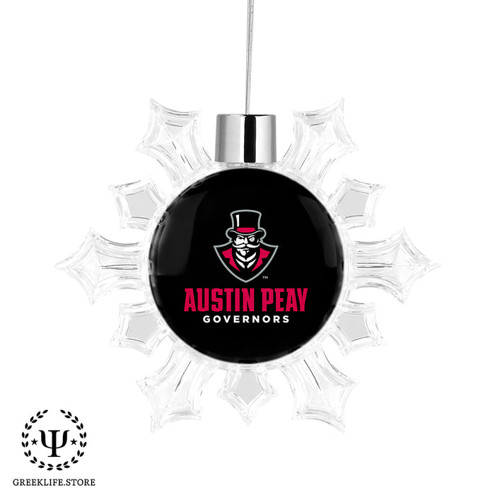 Austin Peay State University Christmas Ornament - Snowflake