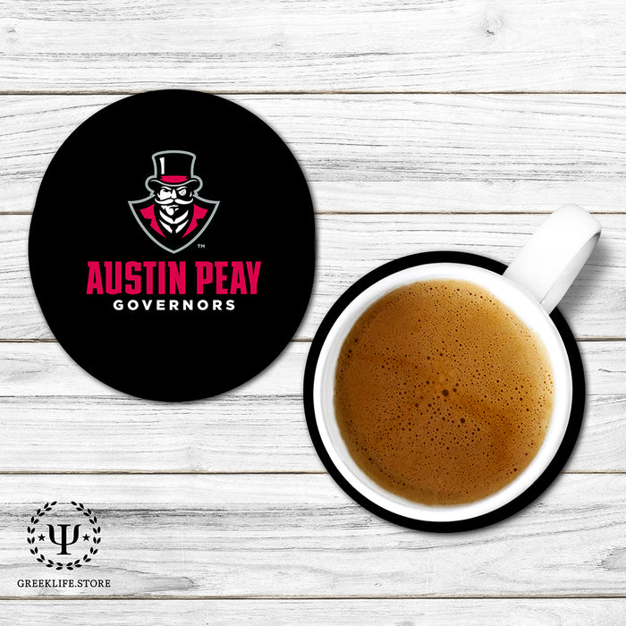 Austin Peay State University Beverage coaster round (Set of 4)