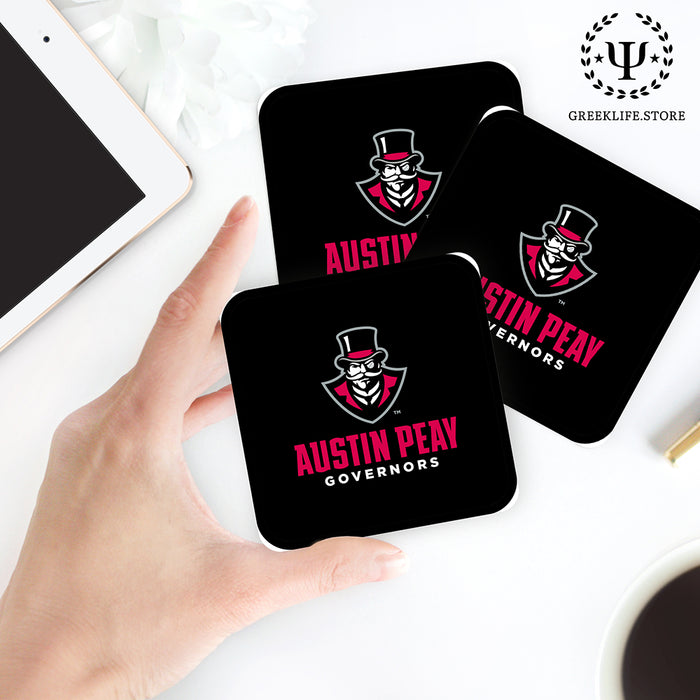 Austin Peay State University Beverage Coasters Square (Set of 4)