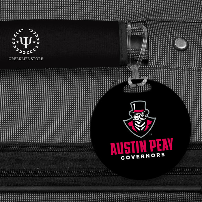 Austin Peay State University Luggage Bag Tag (round)