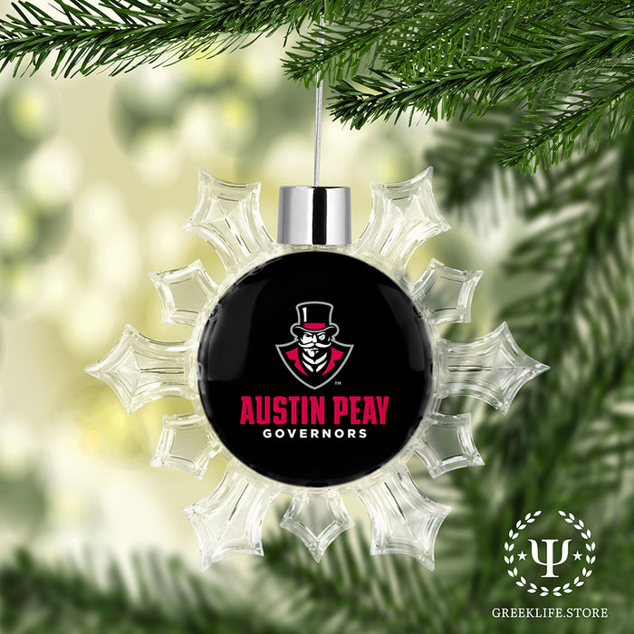 Austin Peay State University Christmas Ornament - Snowflake
