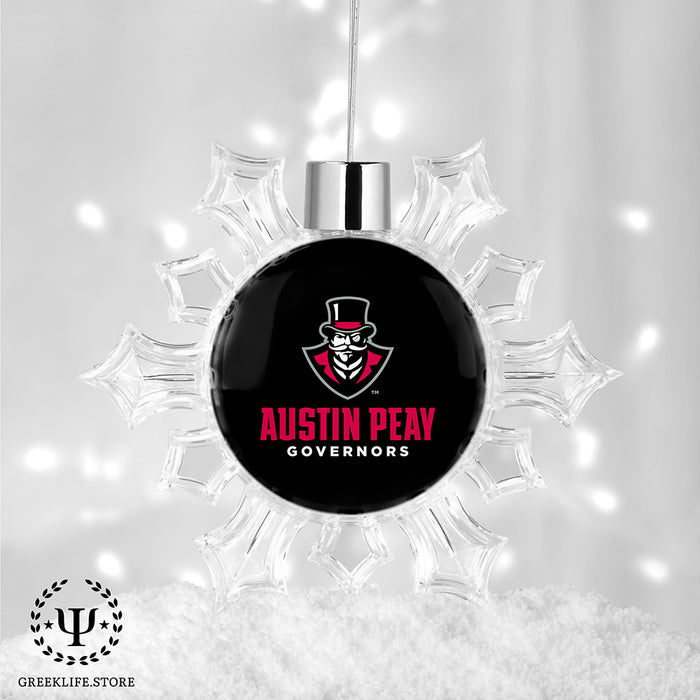 Austin Peay State University Christmas Ornament - Snowflake