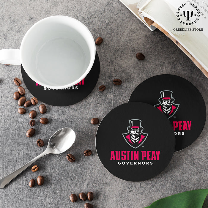 Austin Peay State University Beverage coaster round (Set of 4)