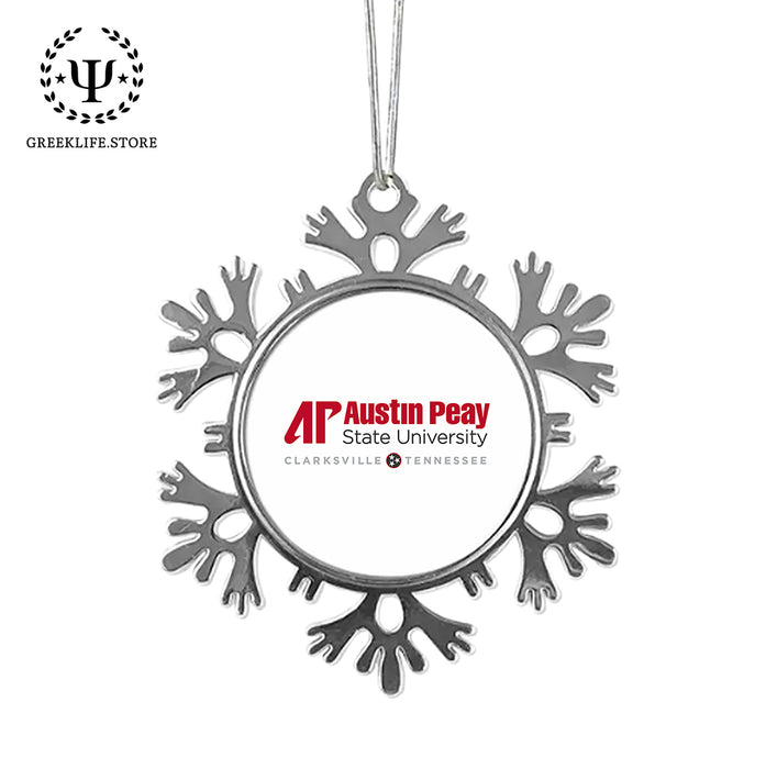 Austin Peay State University Christmas Ornament - Snowflake Metal