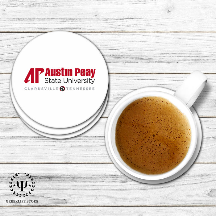 Austin Peay State University Beverage coaster round (Set of 4)