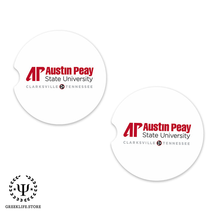Austin Peay State University Car Cup Holder Coaster (Set of 2)