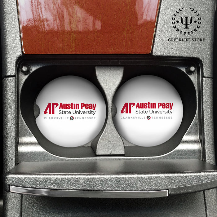 Austin Peay State University Car Cup Holder Coaster (Set of 2)
