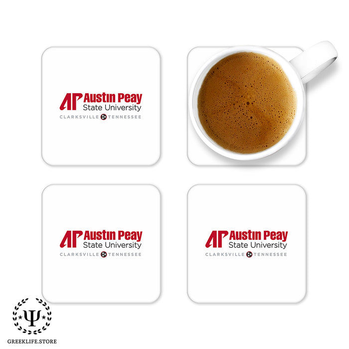 Austin Peay State University Beverage Coasters Square (Set of 4)