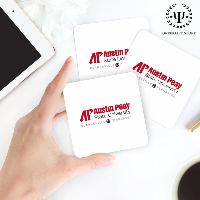 Austin Peay State University Beverage Coasters Square (Set of 4)