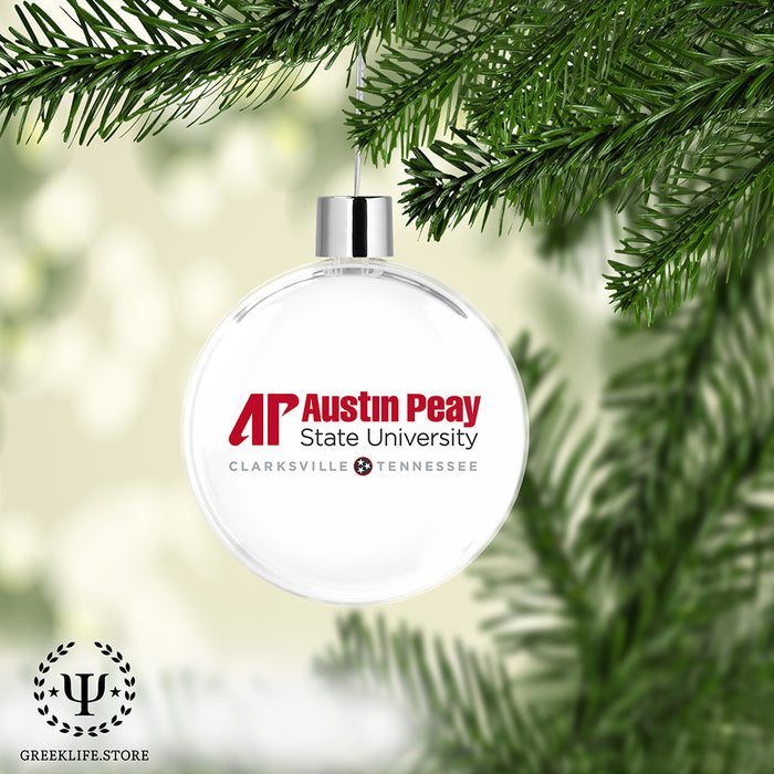 Austin Peay State University Christmas Ornament Flat Round