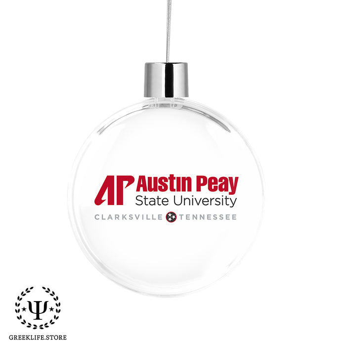 Austin Peay State University Christmas Ornament Flat Round
