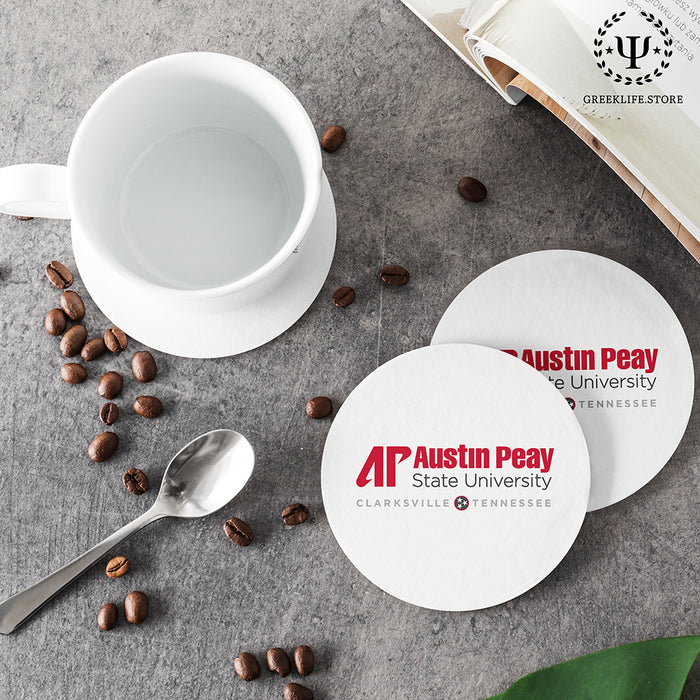 Austin Peay State University Beverage coaster round (Set of 4)