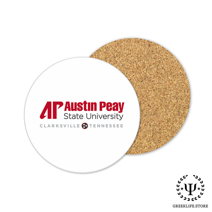 Austin Peay State University Beverage coaster round (Set of 4)