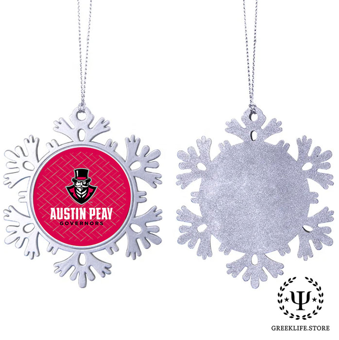 Austin Peay State University Christmas Ornament - Snowflake Metal
