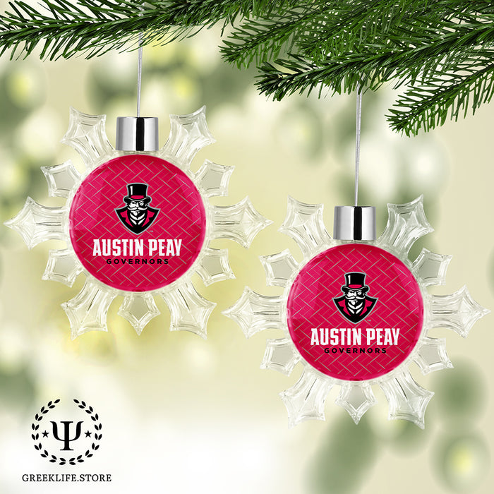 Austin Peay State University Christmas Ornament - Snowflake
