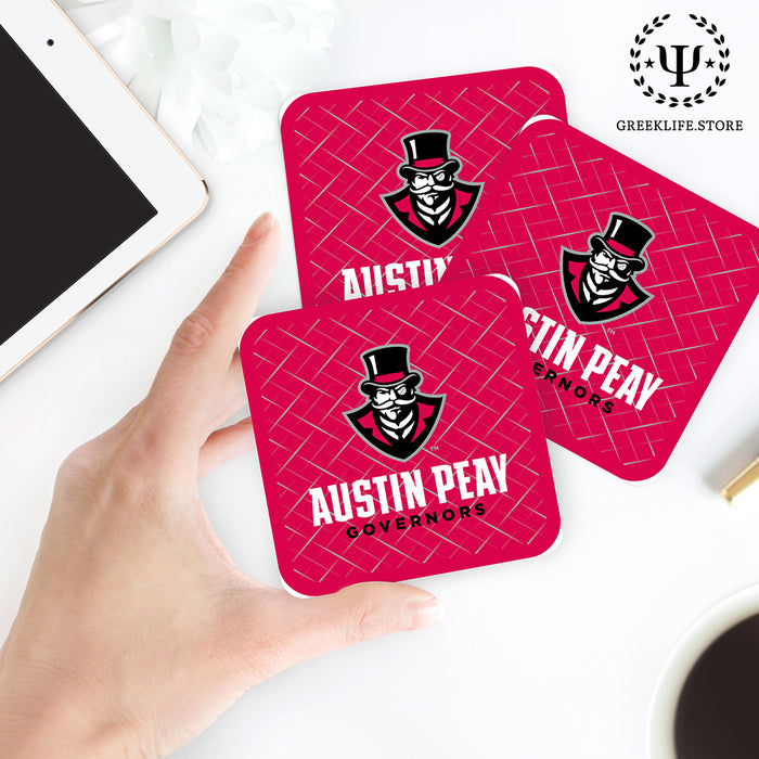 Austin Peay State University Beverage Coasters Square (Set of 4)