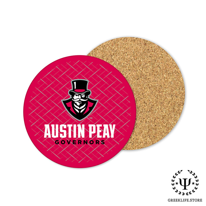 Austin Peay State University Beverage coaster round (Set of 4)