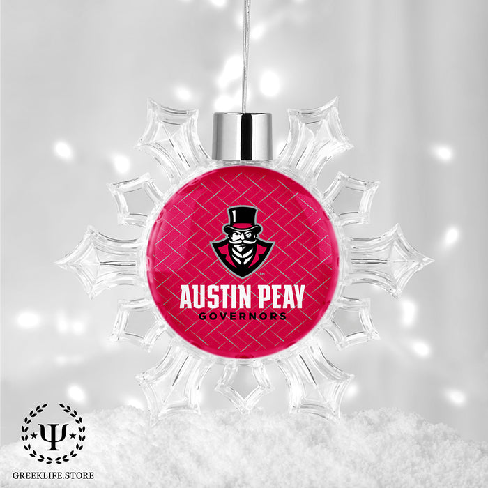 Austin Peay State University Christmas Ornament - Snowflake