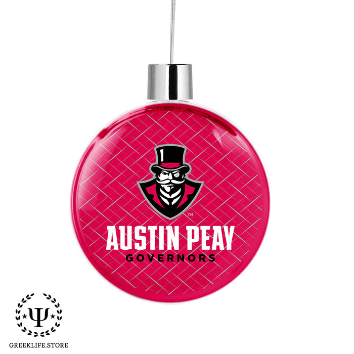 Austin Peay State University Christmas Ornament Flat Round