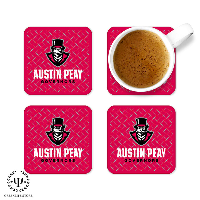 Austin Peay State University Beverage Coasters Square (Set of 4)