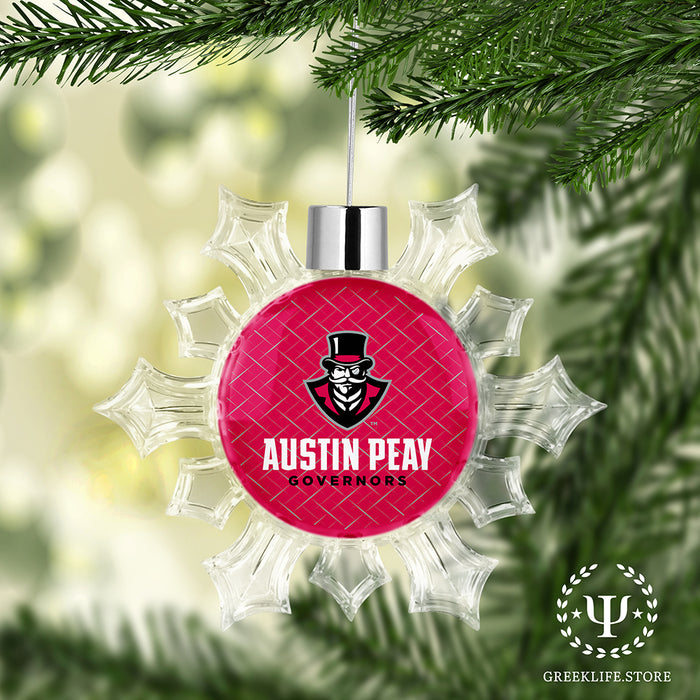 Austin Peay State University Christmas Ornament - Snowflake