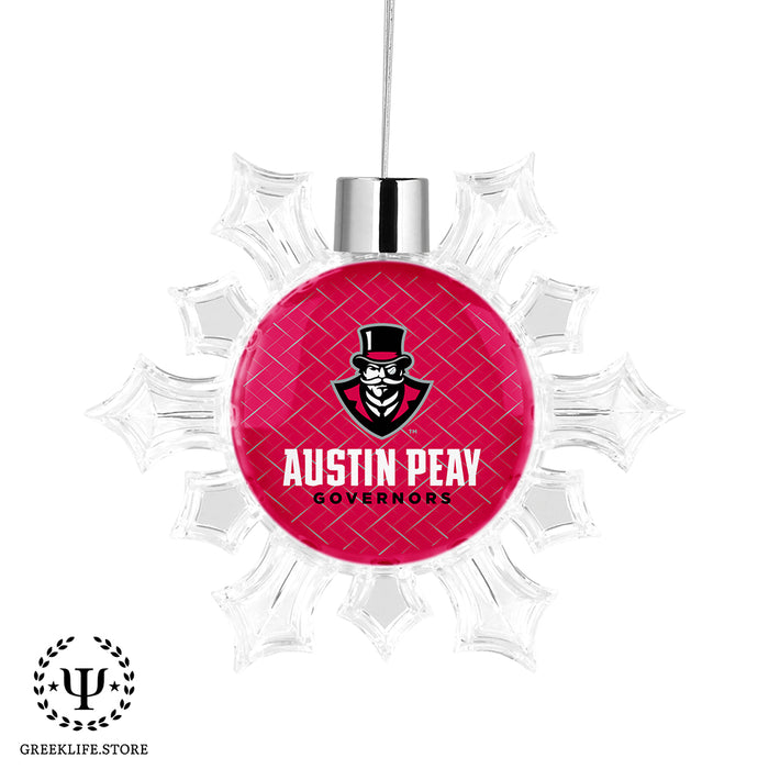 Austin Peay State University Christmas Ornament - Snowflake