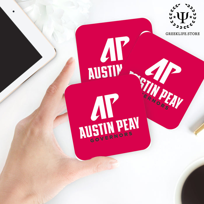 Austin Peay State University Beverage Coasters Square (Set of 4)