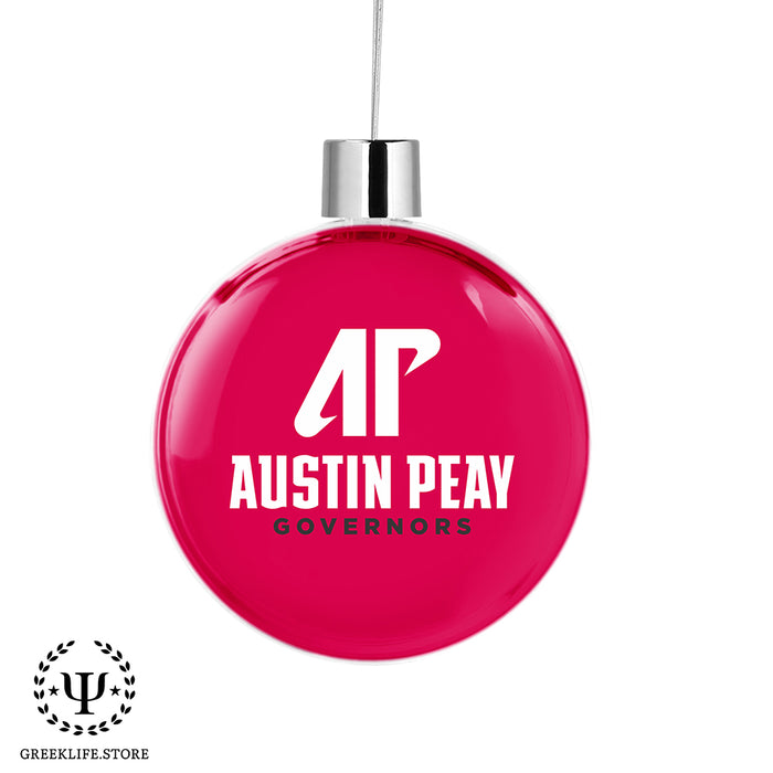 Austin Peay State University Christmas Ornament Flat Round