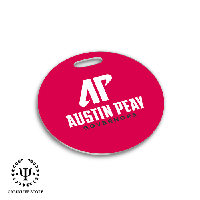 Austin Peay State University Luggage Bag Tag (round)