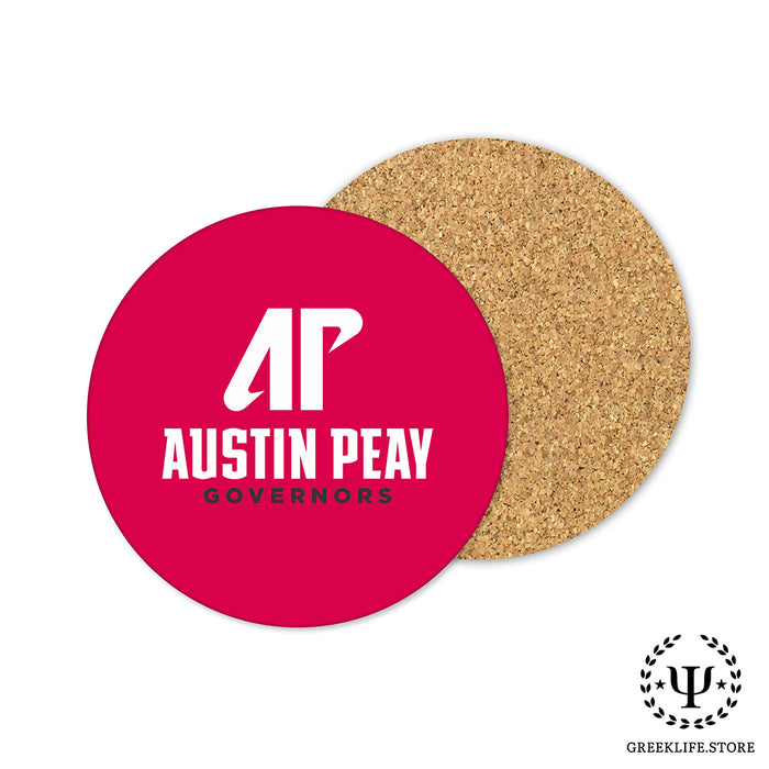 Austin Peay State University Beverage coaster round (Set of 4)