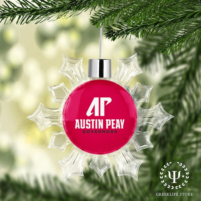Austin Peay State University Christmas Ornament - Snowflake