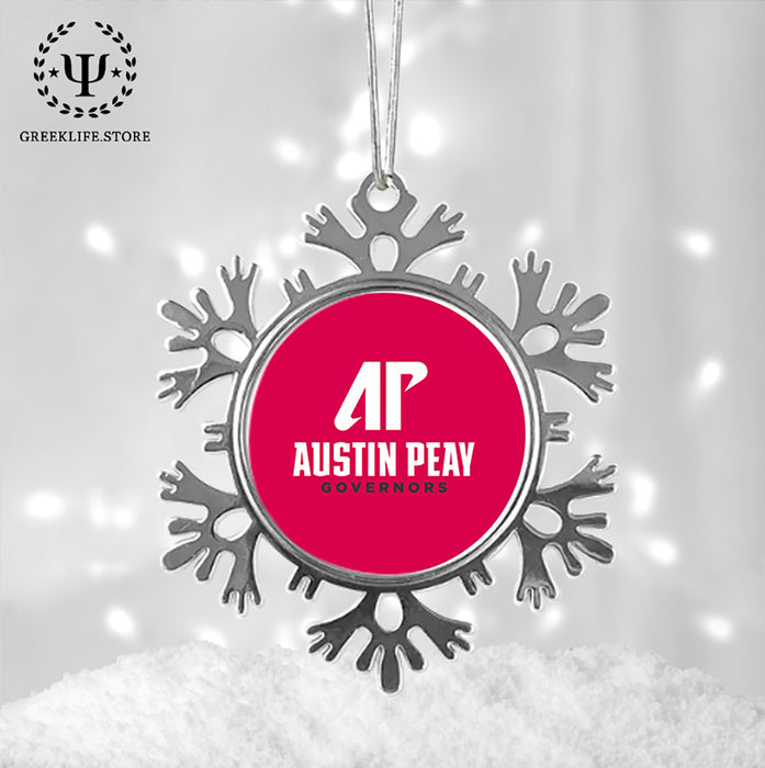 Austin Peay State University Christmas Ornament - Snowflake Metal