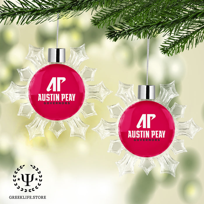 Austin Peay State University Christmas Ornament - Snowflake