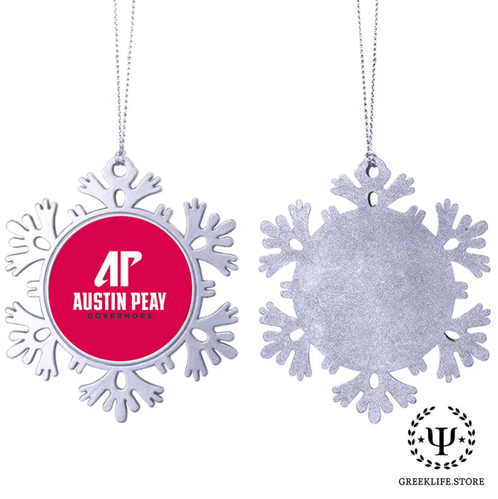 Austin Peay State University Christmas Ornament - Snowflake Metal