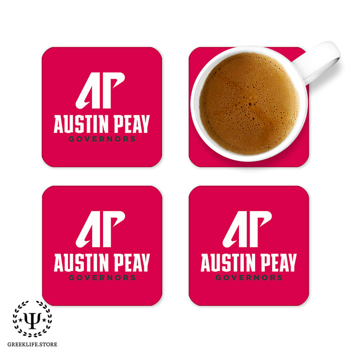 Austin Peay State University Beverage Coasters Square (Set of 4)