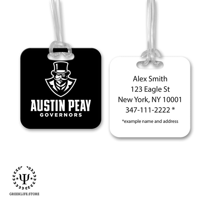 Austin Peay State University Luggage Bag Tag (square)