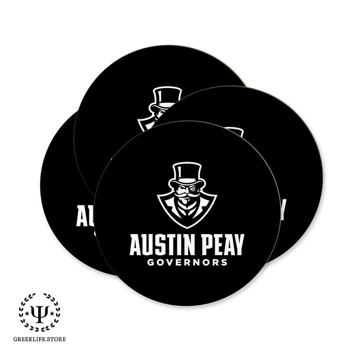 Austin Peay State University Beverage coaster round (Set of 4)