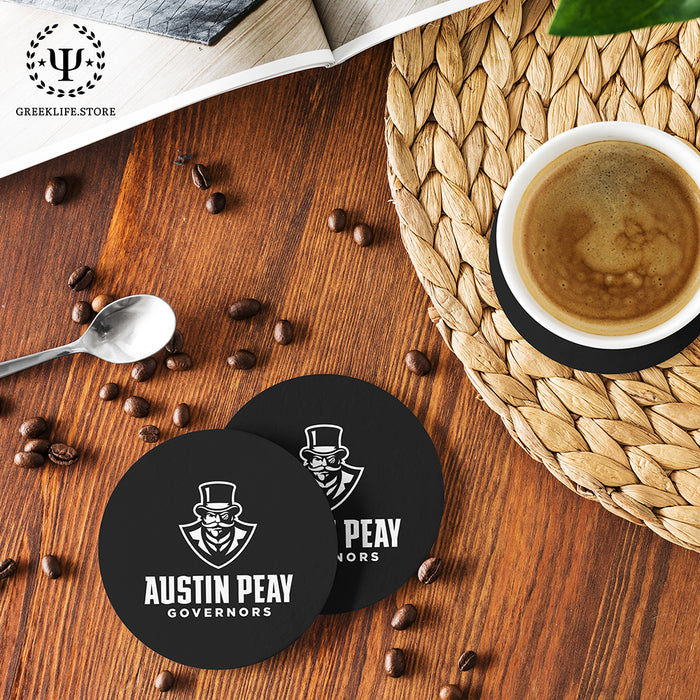 Austin Peay State University Beverage coaster round (Set of 4)