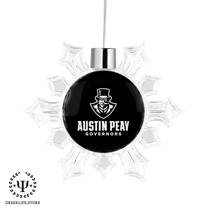 Austin Peay State University Christmas Ornament - Snowflake