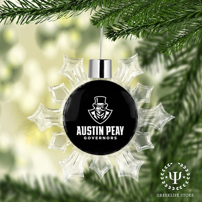 Austin Peay State University Christmas Ornament - Snowflake